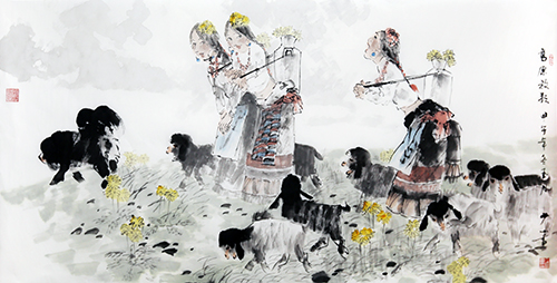 张少山《高原放歌》