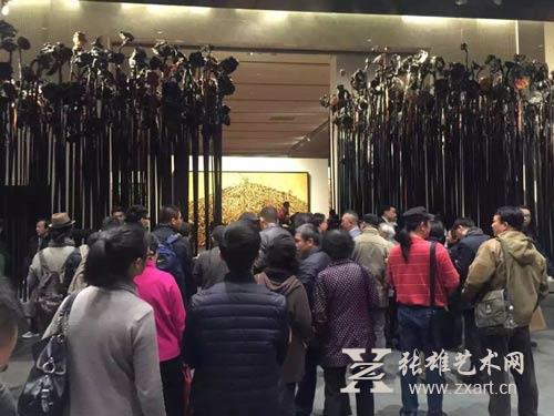 许江艺术大展“东方葵Ⅱ——来自葵园大地的报告”开幕现场 许江艺术大展“东方葵Ⅱ——来自葵园大地的报告”开幕现场