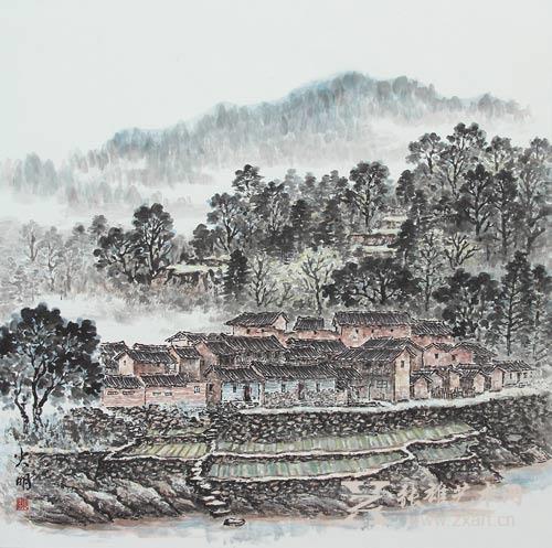 陈火明作品《芦丰晨韵》 陈火明作品《芦丰晨韵》