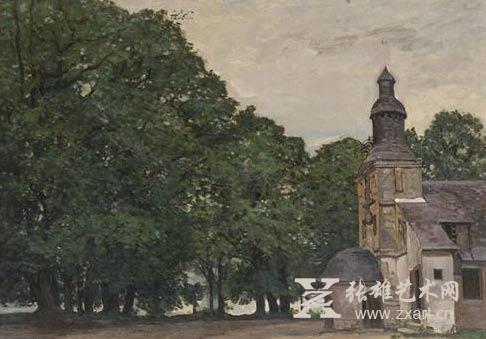 克劳德·莫奈(1840-1926) 翁弗勒尔的恩宠圣母教堂 克劳德·莫奈(1840-1926) 翁弗勒尔的恩宠圣母教堂