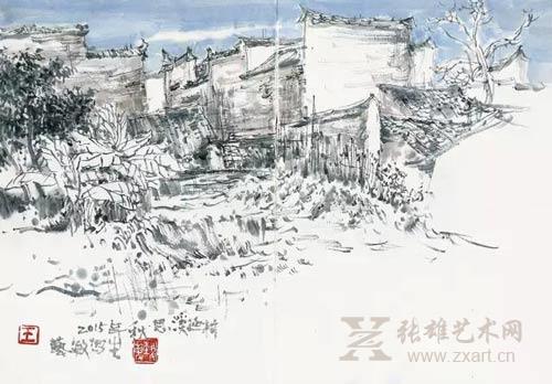 王艺敏 农家小景 35×50cm