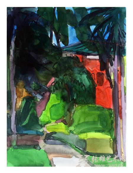 2015《厦大一角》48x36cm