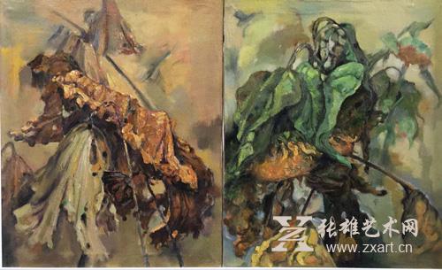 《乡愁》朱爱军 50X120cm 