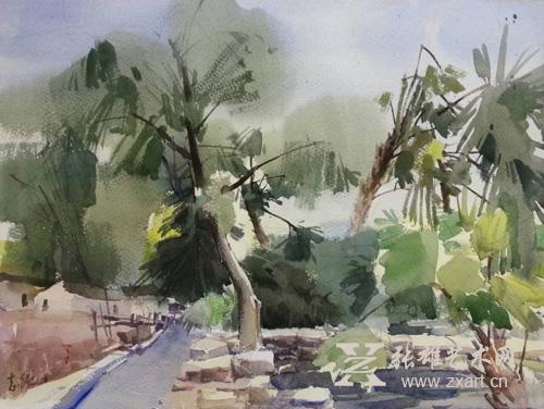 孙志纯《六月》 48×36cm 孙志纯《六月》 48×36cm