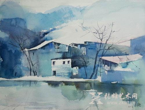 孙志纯《水影》 48×36cm 孙志纯《水影》 48×36cm